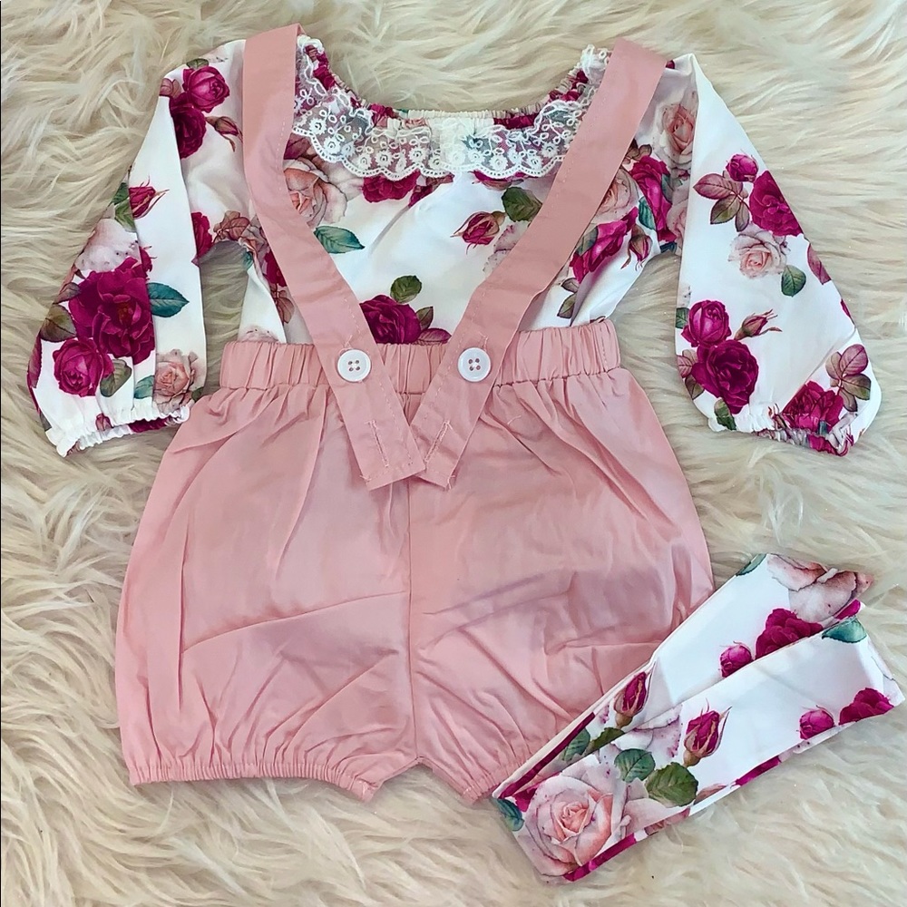 Girls boutique outfit set